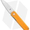 Kizer Vanguard Feist Front Flipper Translucent Orange G-10 (2.8" Stonewash BD1N) -Knife Sale Shop Kizer Vangard Lundquist Feist Translucent Orange G 10 SW V3499E1 BHQ 118282 jr