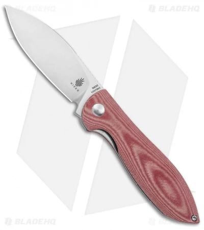 Kizer Vanguard Azo Infinity Liner Lock Knife Red Micarta (3" Satin) 3 Kizer Vanguard Azo Infinity Liner Lock Knife Red Micarta (3" Satin)