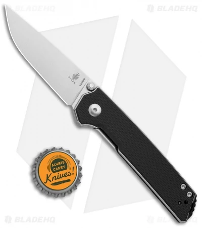 Kizer Vanguard Domin Mini Liner Lock Folding Knife Black G-10 (2.9" Stonewash) 6 Kizer Vanguard Domin Mini Liner Lock Folding Knife Black G-10 (2.9" Stonewash) - Image 4