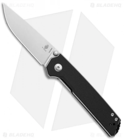 Kizer Vanguard Domin Mini Liner Lock Folding Knife Black G-10 (2.9" Stonewash) 3 Kizer Vanguard Domin Mini Liner Lock Folding Knife Black G-10 (2.9" Stonewash)
