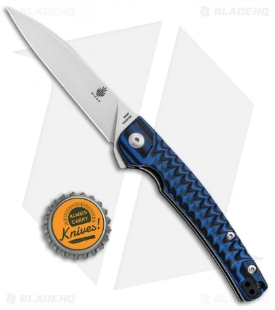 Kizer Vanguard Splinter Flipper Knife Blue/Black G-10 (3.2" Stonewash N690) 6 Kizer Vanguard Splinter Flipper Knife Blue/Black G-10 (3.2" Stonewash N690) - Image 4