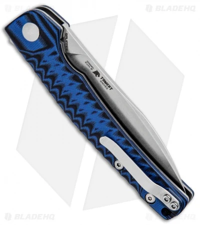 Kizer Vanguard Splinter Flipper Knife Blue/Black G-10 (3.2" Stonewash N690) 5 Kizer Vanguard Splinter Flipper Knife Blue/Black G-10 (3.2" Stonewash N690) - Image 3