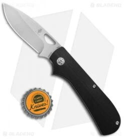 Kizer Vanguard Vagnino Zipslip Slipjoint Knife Black G-10 (2.8" SW) V3507N1 -Knife Sale Shop Kizer Vanguard Vagnino Zipslip SJ Black G 10 SW V3507N1 BHQ 80411 jr bottlecap