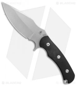 Kizer Willumsen Super Bad Drop Point Fixed Blade Black G-10 (4.75" SW) Ki1017A1