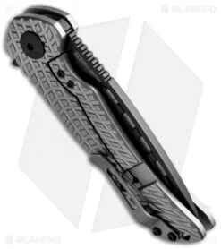 Kizer Willumsen Yamakasi Frame Lock Flipper Knife (3.5" Black) Ki4489 -Knife Sale Shop Kizer Willumsen Yamakasi Black Ki4489 BHQ 50200 jr side