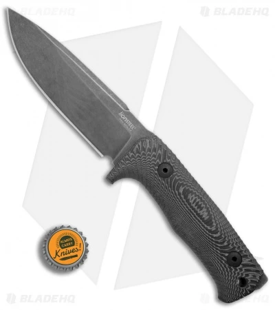 LionSteel T5B Fixed Blade Knife Black Micarta (5" Black SW) 6 LionSteel T5B Fixed Blade Knife Black Micarta (5" Black SW) - Image 4