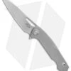 Liong Mah Design Eraser Framelock Flipper Titanium (4" Satin M390) -Knife Sale Shop Liong Mah Design Eraser Ti Satin BHQ 88430 er