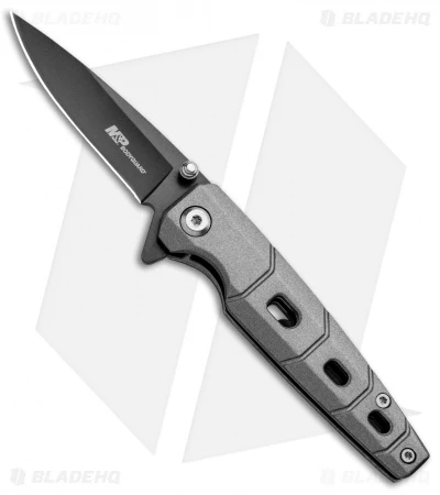 M&P Bodyguard Liner Lock Knife Gray Aluminum (2.6" Gray Ti) 1100068 3 M&P Bodyguard Liner Lock Knife Gray Aluminum (2.6" Gray Ti) 1100068