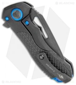 Marfione Custom Protocol DLC TTAP-DLC AP Ti Bolster CF (3" DLC) 394-MCK -Knife Sale Shop Marfione Custom Protocol DLC TTAP DLC AP Ti Bolster CF DLC BHQ 110996 jr side