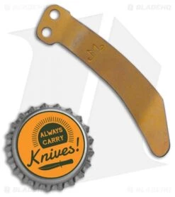 Maverick Customs Titanium Microtech Stitch Pocket Clip - Yellow Titanium 5 Maverick Customs Titanium Microtech Stitch Pocket Clip - Yellow Titanium -Knife Sale Shop Maverick Customs Ti Microtech Stitch Pocket Clip Yellow BHQ 137308 td size1