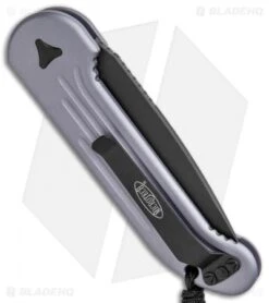 Microtech LUDT Automatic Knife Gray (3.4" Black) 135-1GY -Knife Sale Shop Microtech LUDT Auto Gray Black 135 1GY BHQ 49077 jr side
