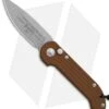 Microtech LUDT Automatic Knife Tan (3.4" Apocalyptic) 135-10APTA -Knife Sale Shop Microtech LUDT Auto Tan Apocalyptic 135 10APTA BHQ 117953 jr