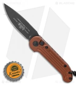 Microtech LUDT Automatic Knife Tan (3.4" Black) 135-1TA 9 Microtech LUDT Automatic Knife Tan (3.4" Black) 135-1TA -Knife Sale Shop Microtech LUDT Automatic Knife Tan 3.4 Black135 1TA BHQ 8566 LS Bottlecap