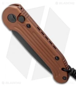 Microtech LUDT Automatic Knife Tan (3.4" Black) 135-1TA 7 Microtech LUDT Automatic Knife Tan (3.4" Black) 135-1TA -Knife Sale Shop Microtech LUDT Automatic Knife Tan 3.4 Black135 1TA BHQ 8566 LS Spine