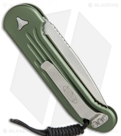 Microtech LUDT Automatic Knife OD Green (3.4" Satin) 135-4OD 5 Microtech LUDT Automatic Knife OD Green (3.4" Satin) 135-4OD - Image 3