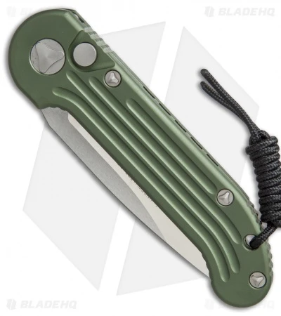 Microtech LUDT Automatic Knife OD Green (3.4" Satin) 135-4OD 4 Microtech LUDT Automatic Knife OD Green (3.4" Satin) 135-4OD - Image 2