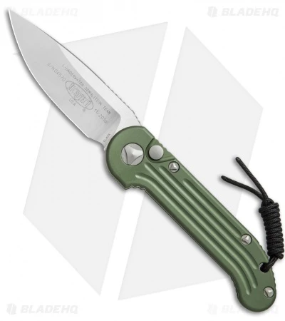 Microtech LUDT Automatic Knife OD Green (3.4" Satin) 135-4OD 3 Microtech LUDT Automatic Knife OD Green (3.4" Satin) 135-4OD