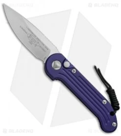 Microtech LUDT Automatic Knife Purple (3.4" Satin) 135-4PU