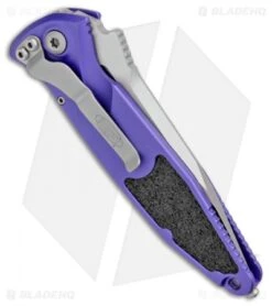 Microtech Socom Elite Automatic Knife Purple (4" Satin) 160A-4PU -Knife Sale Shop Microtech Socom Elite Auto Purple Satin 160A 4PU BHQ 100237 jr side