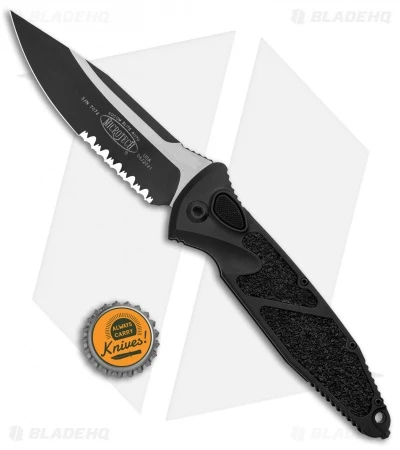 Microtech Socom Elite S/E-Auto Black Tactical Partial Serrated 160A-2T 6 Microtech Socom Elite S/E-Auto Black Tactical Partial Serrated 160A-2T - Image 4
