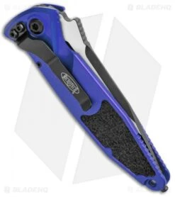 Microtech Socom Elite S/E Automatic Knife Purple (4" Two-Tone) 160A-1PU 8 Microtech Socom Elite S/E Automatic Knife Purple (4" Two-Tone) 160A-1PU -Knife Sale Shop Microtech Socom Elite SE Auto Purple TT 160A 1PU BHQ 96891 jr side