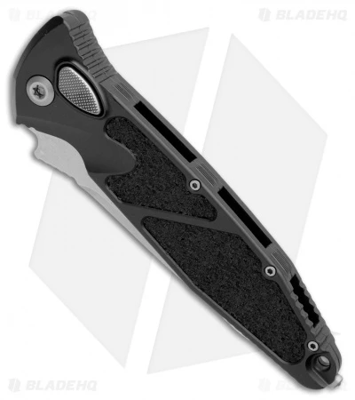 Microtech Socom Elite T/E Automatic Knife Black (4" Stonewash Serr) 161A-11 4 Microtech Socom Elite T/E Automatic Knife Black (4" Stonewash Serr) 161A-11 - Image 2