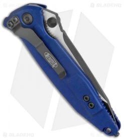 Microtech Socom Elite Tanto T/E Knife Navy Blue (4" Two Tone) 8 Microtech Socom Elite Tanto T/E Knife Navy Blue (4" Two Tone) -Knife Sale Shop Microtech Socom Elite TE Auto Navy Blue TT BHQ 134790 jr side