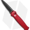 Piranha Bodyguard Automatic Red Tactical (3.3" Black Plain) 1 Piranha Bodyguard Automatic Red Tactical (3.3" Black Plain) -Knife Sale Shop Piranha Bodyguard Auto Red Tactical Black BHQ 0488 jr