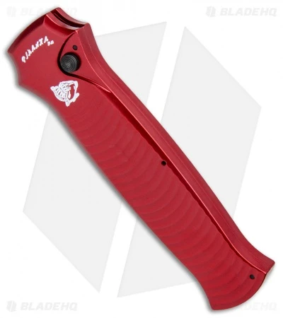 Piranha Bodyguard Automatic Red Tactical (3.3" Black Plain) 4 Piranha Bodyguard Automatic Red Tactical (3.3" Black Plain) - Image 2