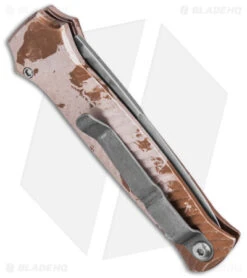 Piranha Mini-Guard Automatic Knife Desert Camo (2.9" SW Serr) -Knife Sale Shop Piranha Mini Guard Automatic Knife Desert Camo 2in Stone Serr BHQ 17092 td side