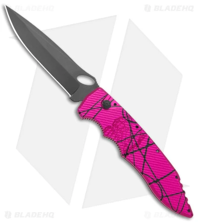 Piranha Mini Predator Purple/Black Tactical Automatic Knife (3.5" Black) 3 Piranha Mini Predator Purple/Black Tactical Automatic Knife (3.5" Black)