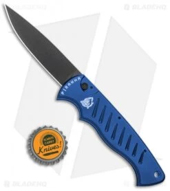Piranha P-1 Pocket Automatic Knife Blue Tactical (3.2" Black) 9 Piranha P-1 Pocket Automatic Knife Blue Tactical (3.2" Black) -Knife Sale Shop Piranha P 1 Pocket Auto Blue Tactical Black BHQ 1103 jr bottlecap