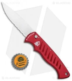 Piranha Red P-1 Pocket Automatic Knife (3.2" Mirror Serr) 9 Piranha Red P-1 Pocket Automatic Knife (3.2" Mirror Serr) -Knife Sale Shop Piranha P 1 Pocket Auto Red Mirror Serr BHQ 0012 jr bottlecap