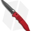 Piranha Predator Automatic Knife Red Tactical (4.1" Black) -Knife Sale Shop Piranha Predator Auto Red Tactical Black BHQ 12749 jr