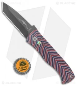 Pro-Tech Custom CQC7 Automatic Unique Micarta Patriot (3.5" Black) -Knife Sale Shop Pro Tech Custom CQC7 Auto Unique Micarta Patriot Black BHQ 137915 jr bottlecap