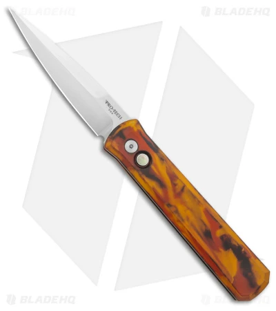 Pro-Tech Godfather Automatic Knife Del Fuego Anodized (4" Satin) 920-DF-1 3 Pro-Tech Godfather Automatic Knife Del Fuego Anodized (4" Satin) 920-DF-1