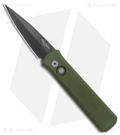 Pro-Tech Godson Automatic Knife Green (3.15" Black) 721-Green 3 Pro-Tech Godson Automatic Knife Green (3.15" Black) 721-Green