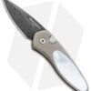 Pro-Tech Custom Sprint Automatic Knife W/ White Mother Of Pearl (1.95" Damascus) 1 Pro-Tech Custom Sprint Automatic Knife W/ White Mother Of Pearl (1.95" Damascus) -Knife Sale Shop Protech Custom Sprint Auto Mother of Pearl Damascus BHQ 94138 jr