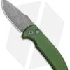 Pro-Tech Les George SBR Automatic Knife OD Green Aluminum (2.6" Acid Wash) 2 Pro-Tech Les George SBR Automatic Knife OD Green Aluminum (2.6" Acid Wash) -Knife Sale Shop Protech Les George SBR Auto Green Alum Acid Wash LG411 GREEN BHQ 99240 jr