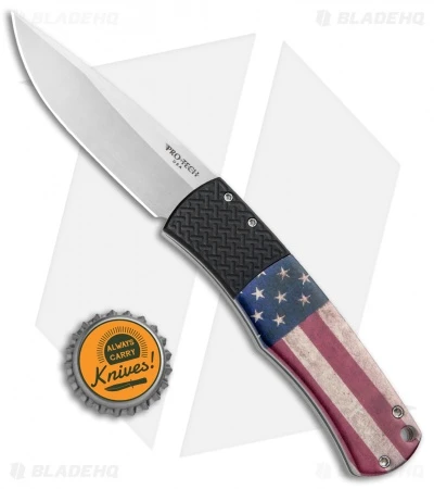 Pro-Tech Magic "Whiskers" Automatic Knife PK Vintage Flag (3.125" SW ) 6 Pro-Tech Magic "Whiskers" Automatic Knife PK Vintage Flag (3.125" SW ) - Image 4
