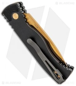 Pro-Tech TR-2.3 Tactical Response 2 Automatic Knife Black (3" Copper Rose) -Knife Sale Shop Protech TR 2.3 Tactical Response 2 Auto Black Copper Rose PTTR 2.3CR BHQ 100509 jr side