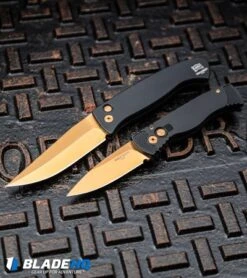 Pro-Tech TR-2.3 Tactical Response 2 Automatic Knife Black (3" Copper Rose) -Knife Sale Shop Protech TR 2.3 Tactical Response 2 Automatic Knife Black Copper Rose BHQ 1000509 kp storm drain web
