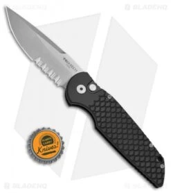 Pro-Tech Tactical Response TR-3 X1 Automatic Knife Fish Scale (3.5" SW Serr) -Knife Sale Shop Protech Tactical Response TR 3 X1 Fish Scale SW Serr BHQ 72104 jr bottlecap