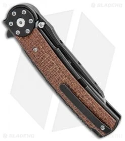 Reate Knives Reate J.A.C.K. 2.0 Integral Frame Lock Knife Black PVD Ti/Micarta (3.94" Satin) 9 Reate Knives Reate J.A.C.K. 2.0 Integral Frame Lock Knife Black PVD Ti/Micarta (3.94" Satin) -Knife Sale Shop REATE J.A.C.K. 2.0 Integral FL Black PVD Ti Micarta Satin BHQ 103236 jr side