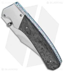 Rainy & Cory Vallotton Freedom Fighter D/A Automatic Knife Carbon Fiber #10 -Knife Sale Shop Rainy and Cory Vallotton Freedom Fighter DA Auto CF 10 BHQ 92836 jr spine