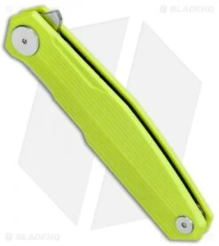 Real Steel G3 Puuko Light Liner Lock Knife Lime Green G-10 (3.5" Satin) 7815 7 Real Steel G3 Puuko Light Liner Lock Knife Lime Green G-10 (3.5" Satin) 7815 -Knife Sale Shop Real Steel G3 Puuko Light LL Lime Green Satin RS7815 BHQ 77254 jr spine