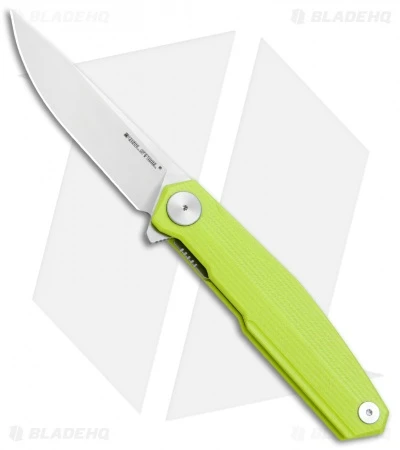 Real Steel G3 Puuko Light Liner Lock Knife Lime Green G-10 (3.5" Satin) 7815 3 Real Steel G3 Puuko Light Liner Lock Knife Lime Green G-10 (3.5" Satin) 7815