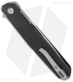 Real Steel G5 Metamorph Tanto BHQ Exclusive Knife Black G-10 (3.5" Satin) -Knife Sale Shop Real Steel G5 Metamorph BHQ Exclusive Black G 10 Satin BHQ 126199 jr side