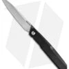 Real Steel G5 Metamorph Front Flipper Knife Black Aluminum (3.5" Satin) RS7834