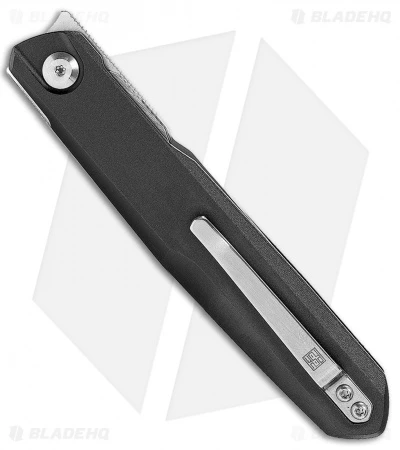 Real Steel G5 Metamorph Front Flipper Knife Black Aluminum (3.5" Satin) RS7834 4 Real Steel G5 Metamorph Front Flipper Knife Black Aluminum (3.5" Satin) RS7834 - Image 2